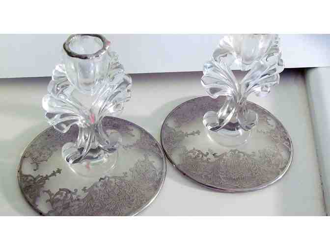 Vintage Candle holders, Set of Two