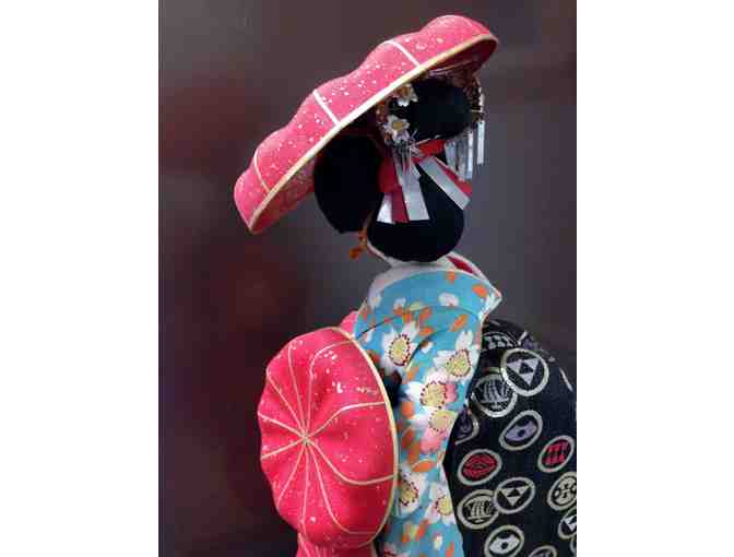 Japanese Hat Girl Geisha Doll