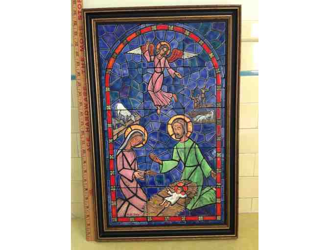 Geza St. Galy Tile Mosaic of the Holy Family