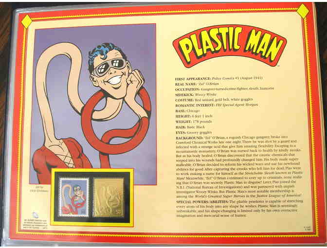 DC Super Heroes Collector Panels with Commemorative Stamp