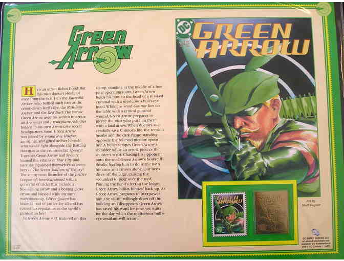 DC Super Heroes Collector Panels with Commemorative Stamp