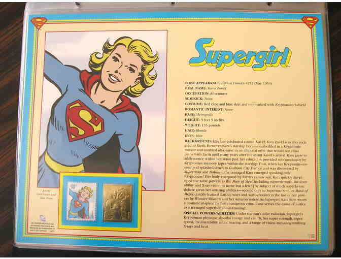 DC Super Heroes Collector Panels with Commemorative Stamp