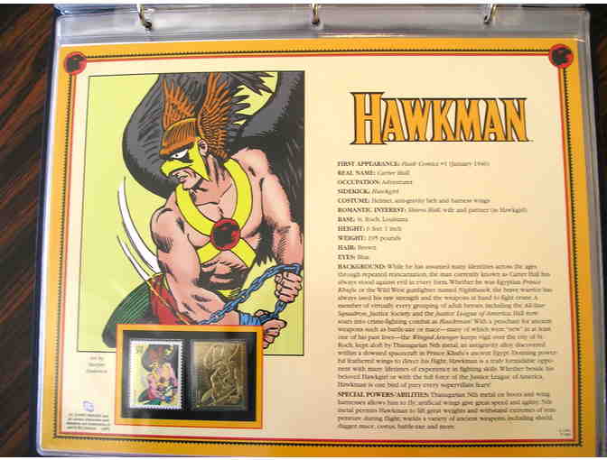 DC Super Heroes Collector Panels with Commemorative Stamp