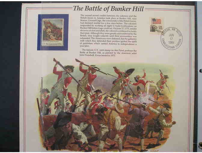 Historic Panels with U. S. Mint Stamps