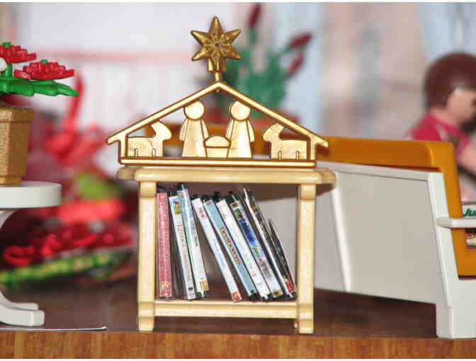 Miniature Christmas Room, Hand made by Sister Carol Crater