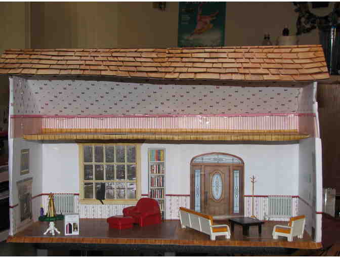 Miniature Christmas Room, Hand made by Sister Carol Crater
