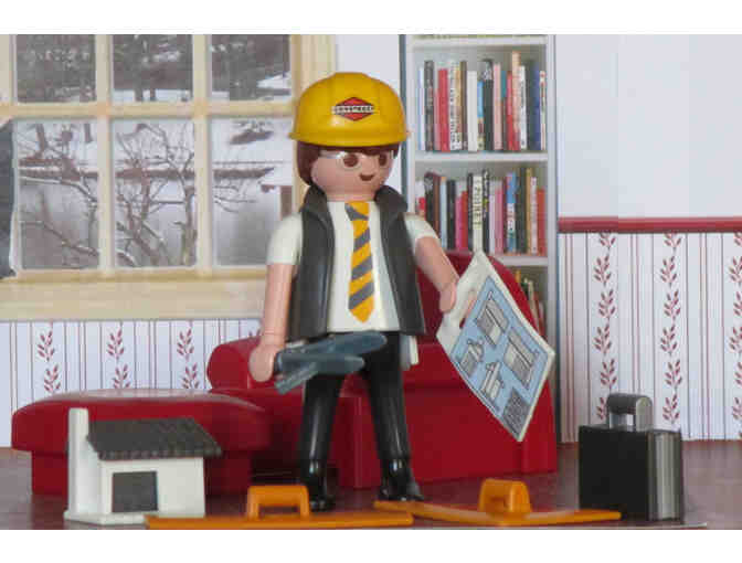 Miniature Christmas Room, Hand made by Sister Carol Crater