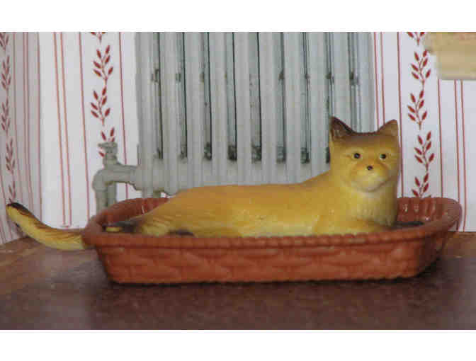 Miniature Christmas Room, Hand made by Sister Carol Crater