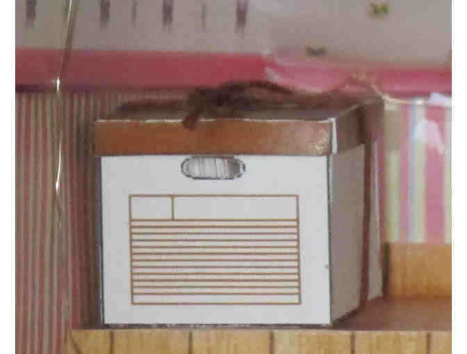 Miniature Christmas Room, Hand made by Sister Carol Crater