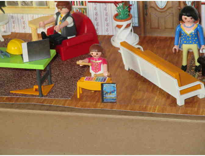 Miniature Christmas Room, Hand made by Sister Carol Crater