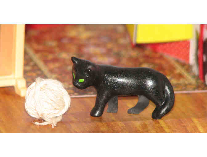 Miniature Christmas Room, Hand made by Sister Carol Crater