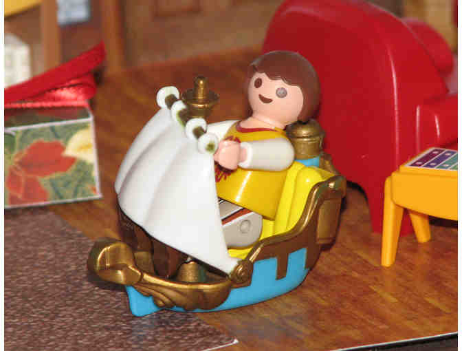 Miniature Christmas Room, Hand made by Sister Carol Crater