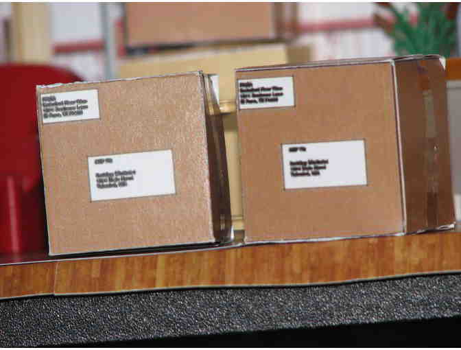 Miniature Christmas Room, Hand made by Sister Carol Crater