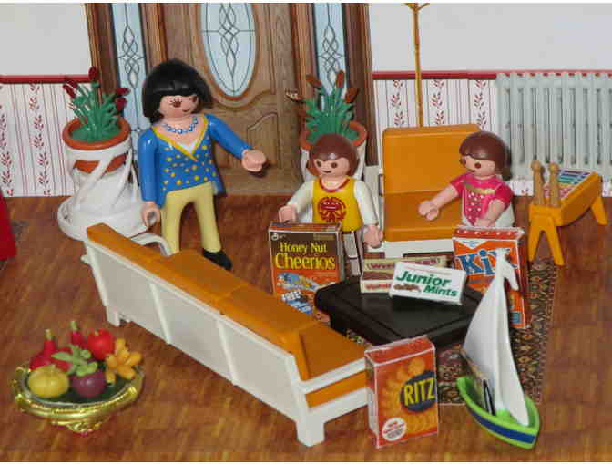 Miniature Christmas Room, Hand made by Sister Carol Crater