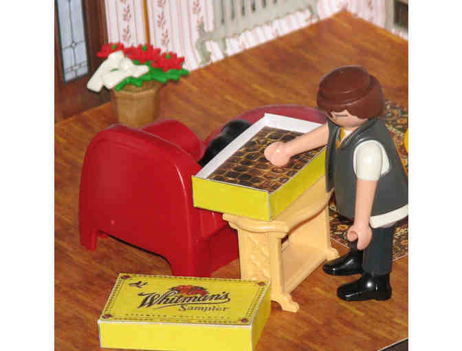 Miniature Christmas Room, Hand made by Sister Carol Crater