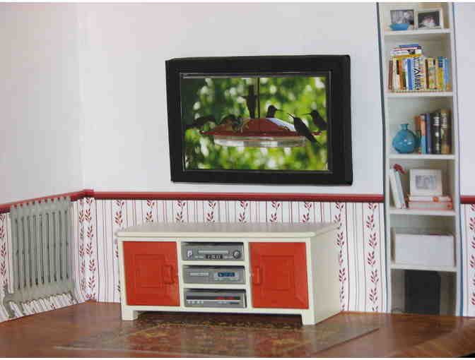 Miniature Christmas Room, Hand made by Sister Carol Crater