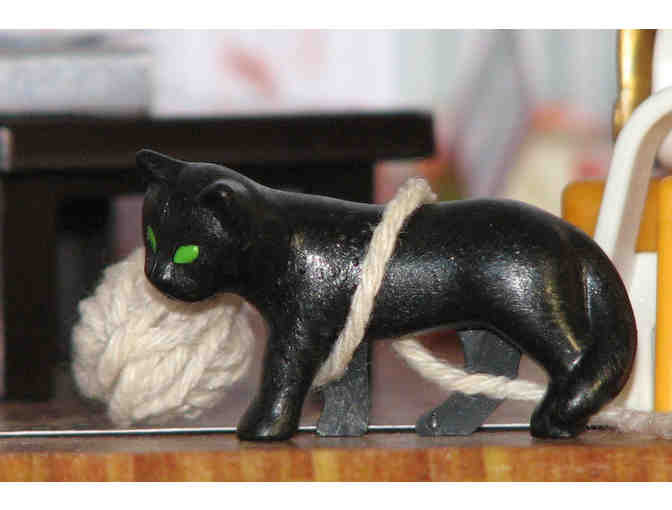 Miniature Christmas Room, Hand made by Sister Carol Crater