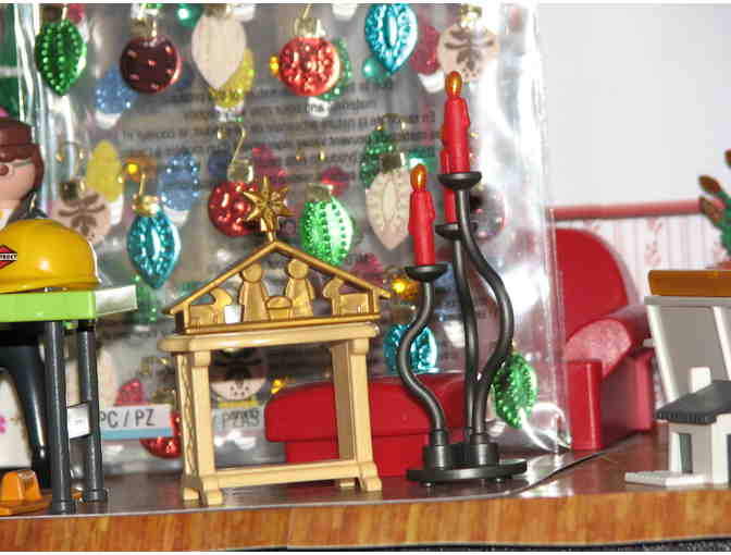 Miniature Christmas Room, Hand made by Sister Carol Crater