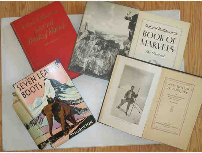 Adventurer Richard Halliburton's Collection of Eight Books