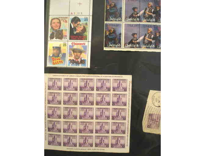 Stamp Collection Package Five with Murray Baseball Card