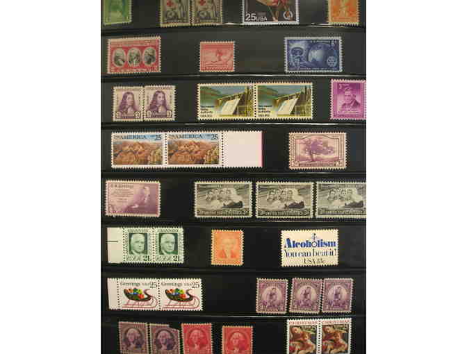 Stamp Collection Package Five with Murray Baseball Card