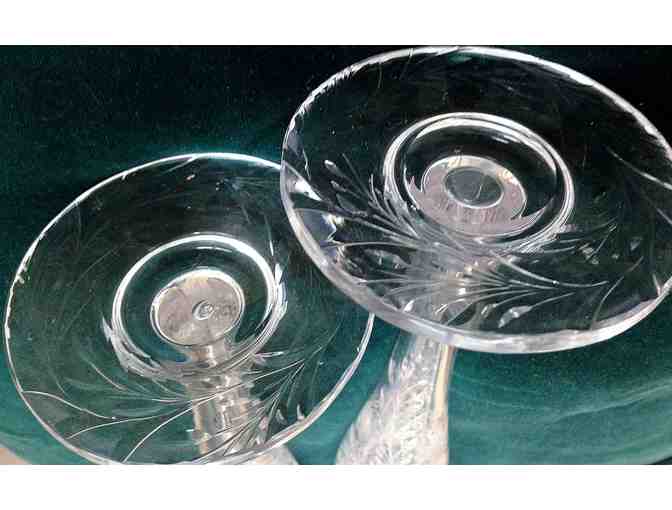 Vintage Candlestick Holders, Set of three