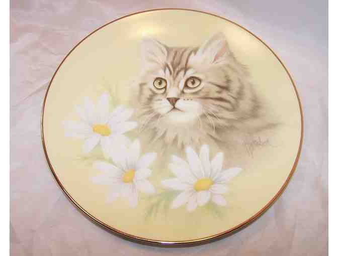 'Spring Fever' Petals and Purrs Collector Plate by Bob Harrison