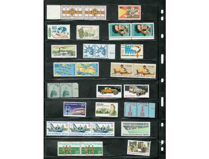 Stamp Collection Package Five with Murray Baseball Card