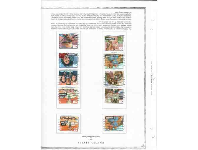 1993 American Music Series Stamps