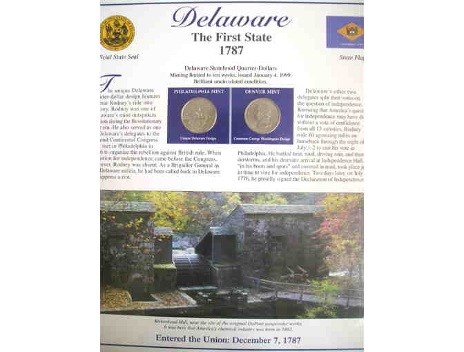 Statehood Quarters (with Stamps) Collection, Volume I and II