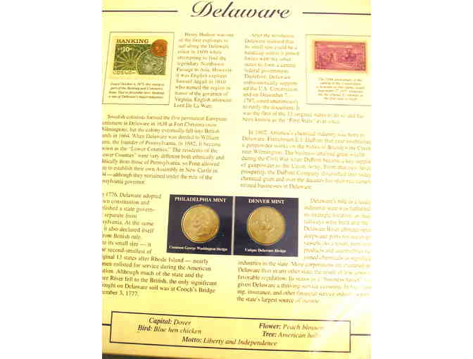 Statehood Quarters (with Stamps) Collection, Volume I and II