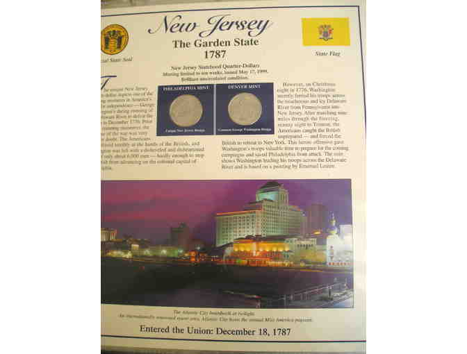 Statehood Quarters (with Stamps) Collection, Volume I and II