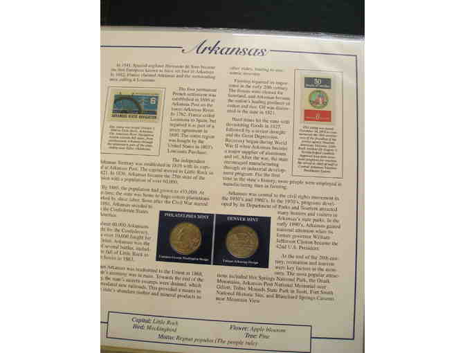 Statehood Quarters (with Stamps) Collection, Volume I and II