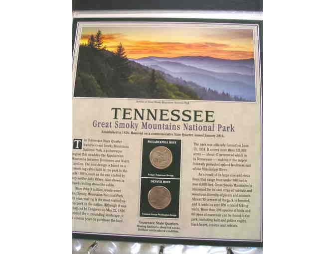 Statehood Quarters (with Stamps) Collection, Volume I and II