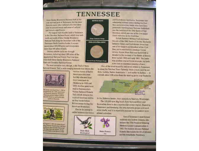 Statehood Quarters (with Stamps) Collection, Volume I and II