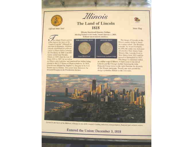 Statehood Quarters (with Stamps) Collection, Volume I and II