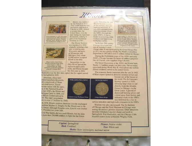 Statehood Quarters (with Stamps) Collection, Volume I and II