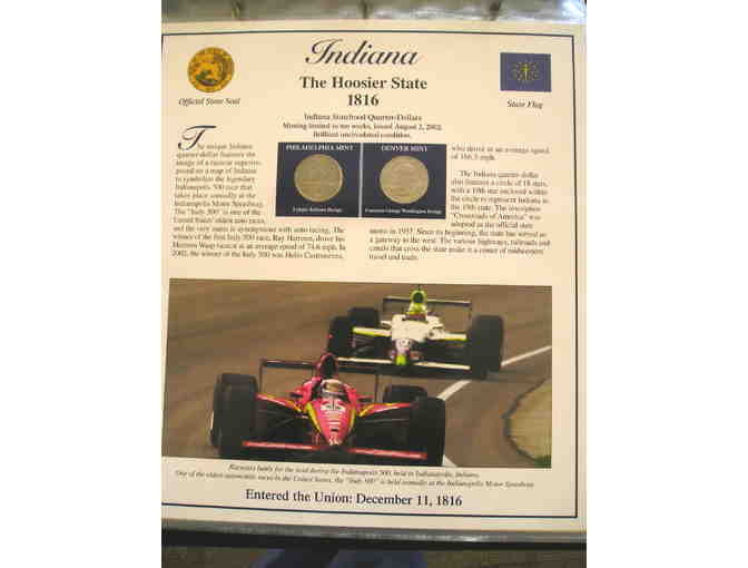 Statehood Quarters (with Stamps) Collection, Volume I and II