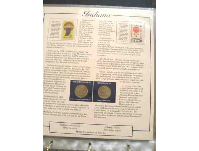 Statehood Quarters (with Stamps) Collection, Volume I and II