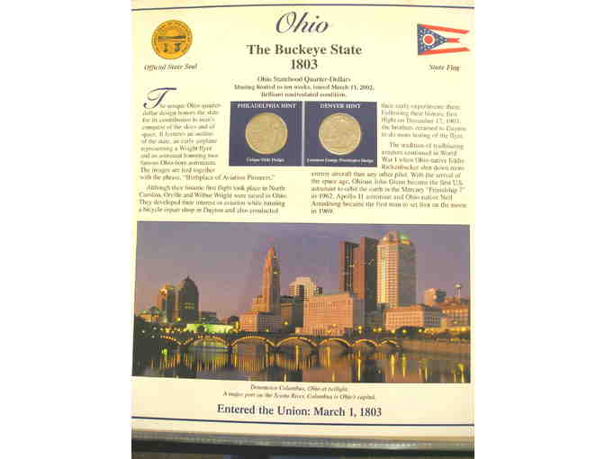 Statehood Quarters (with Stamps) Collection, Volume I and II