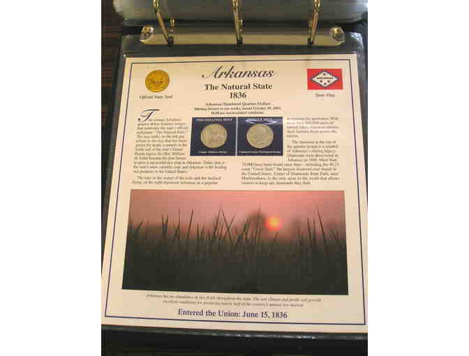 Statehood Quarters (with Stamps) Collection, Volume I and II