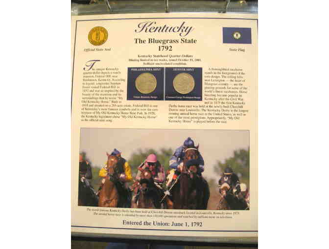 Statehood Quarters (with Stamps) Collection, Volume I and II