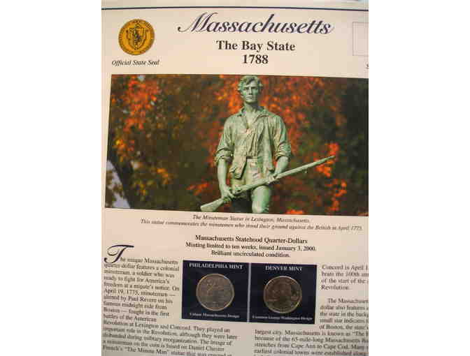 Statehood Quarters (with Stamps) Collection, Volume I and II