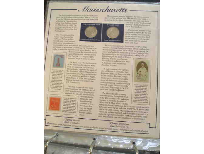 Statehood Quarters (with Stamps) Collection, Volume I and II