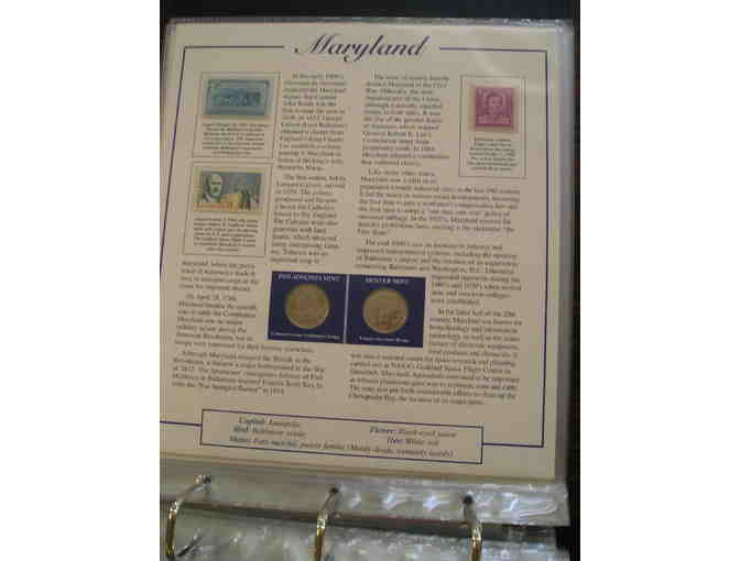 Statehood Quarters (with Stamps) Collection, Volume I and II