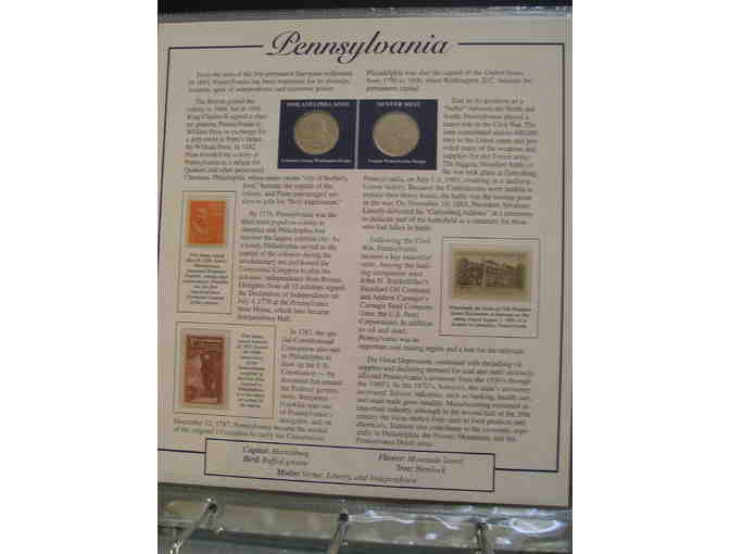 Statehood Quarters (with Stamps) Collection, Volume I and II