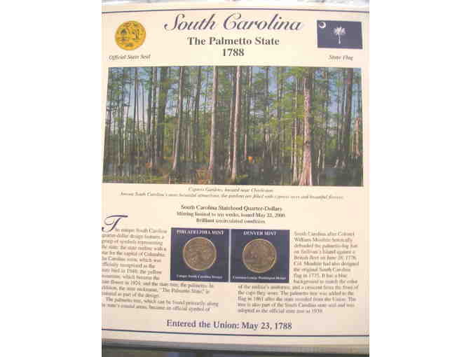 Statehood Quarters (with Stamps) Collection, Volume I and II