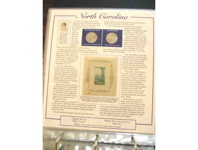 Statehood Quarters (with Stamps) Collection, Volume I and II