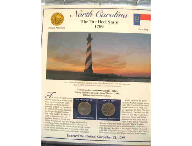 Statehood Quarters (with Stamps) Collection, Volume I and II