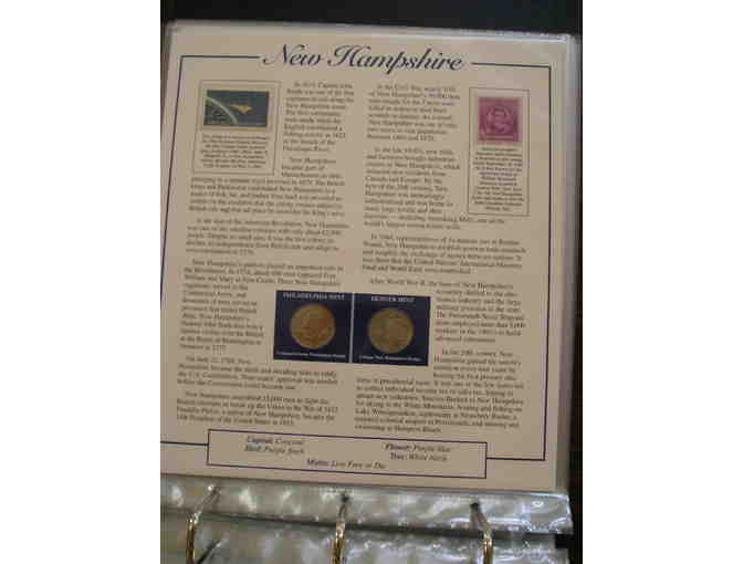 Statehood Quarters (with Stamps) Collection, Volume I and II